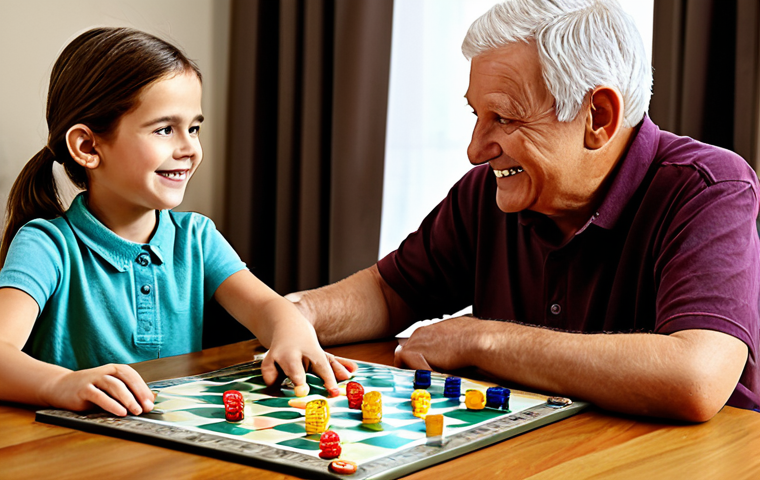 보드게임 리뷰 경쟁 - Cozy Board Game Cafe Scene**

"A warmly lit board game cafe, filled with people of diverse ages and ...