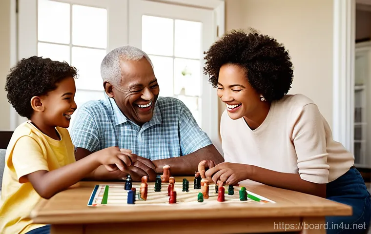 보드게임과 신경과학 - **Prompt:** A dynamic scene of several elementary school children enthusiastically playing a science...