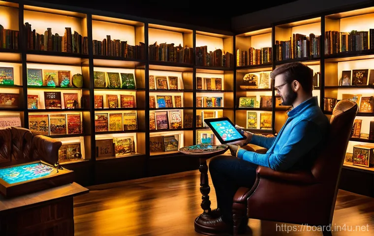 보드게임 온라인 쇼핑몰 - **Prompt 1: The Excitement of a New Game Unboxing**
    "A young woman in her late 20s, with a brigh...