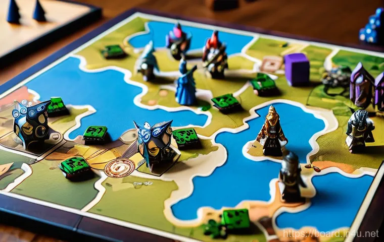 보드게임 글로벌 시장 - **Image Prompt 2: Future of Board Gaming with XR and AI**
    In a futuristic living room, a family ...